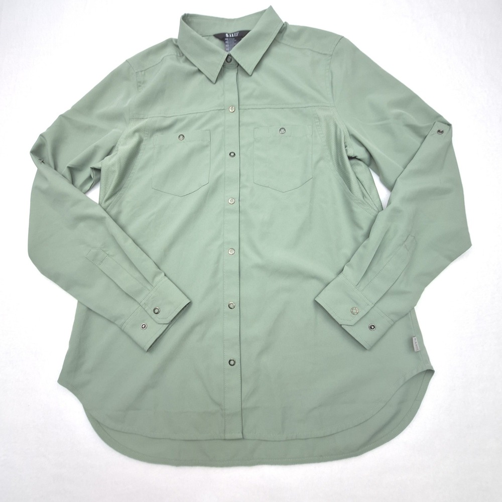 5.11 Tactical Horizon Shirt Womens Medium Sage Green UPF 50+ Outdoor Hiking